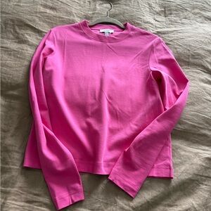 COS Women's Pink Long Sleeve Top